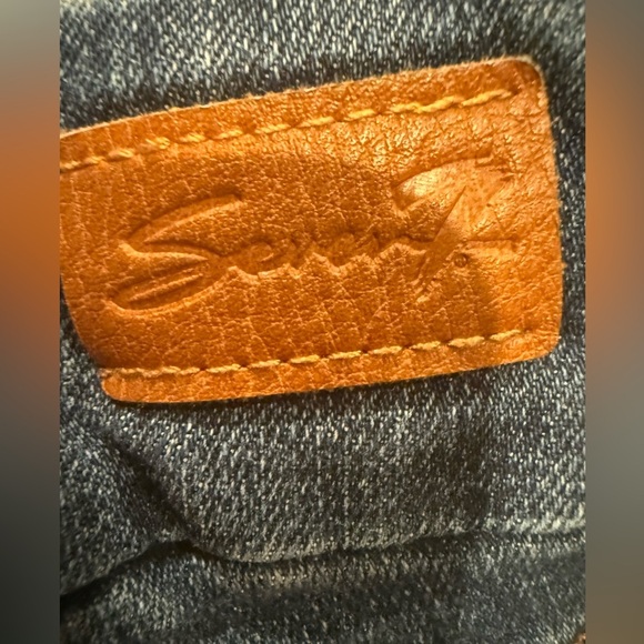 Seven7 Tummyless High-Rise Skinny Jeans Medium Wash Size 4 - Picture 4 of 5